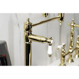 Bel-Air Two-Handle 1-Hole Deck Mount Pot Filler Faucet