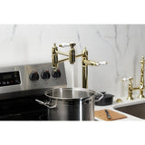 Bel-Air Two-Handle 1-Hole Deck Mount Pot Filler Faucet