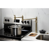 Heirloom Two-Handle 1-Hole Deck Mount Pot Filler Faucet