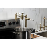 Bel-Air Two-Handle 1-Hole Deck Mount Pot Filler Faucet