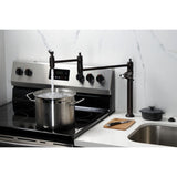 Heirloom Two-Handle 1-Hole Deck Mount Pot Filler Faucet