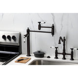 Bel-Air Two-Handle 1-Hole Deck Mount Pot Filler Faucet