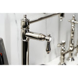 Heirloom Two-Handle 1-Hole Deck Mount Pot Filler Faucet
