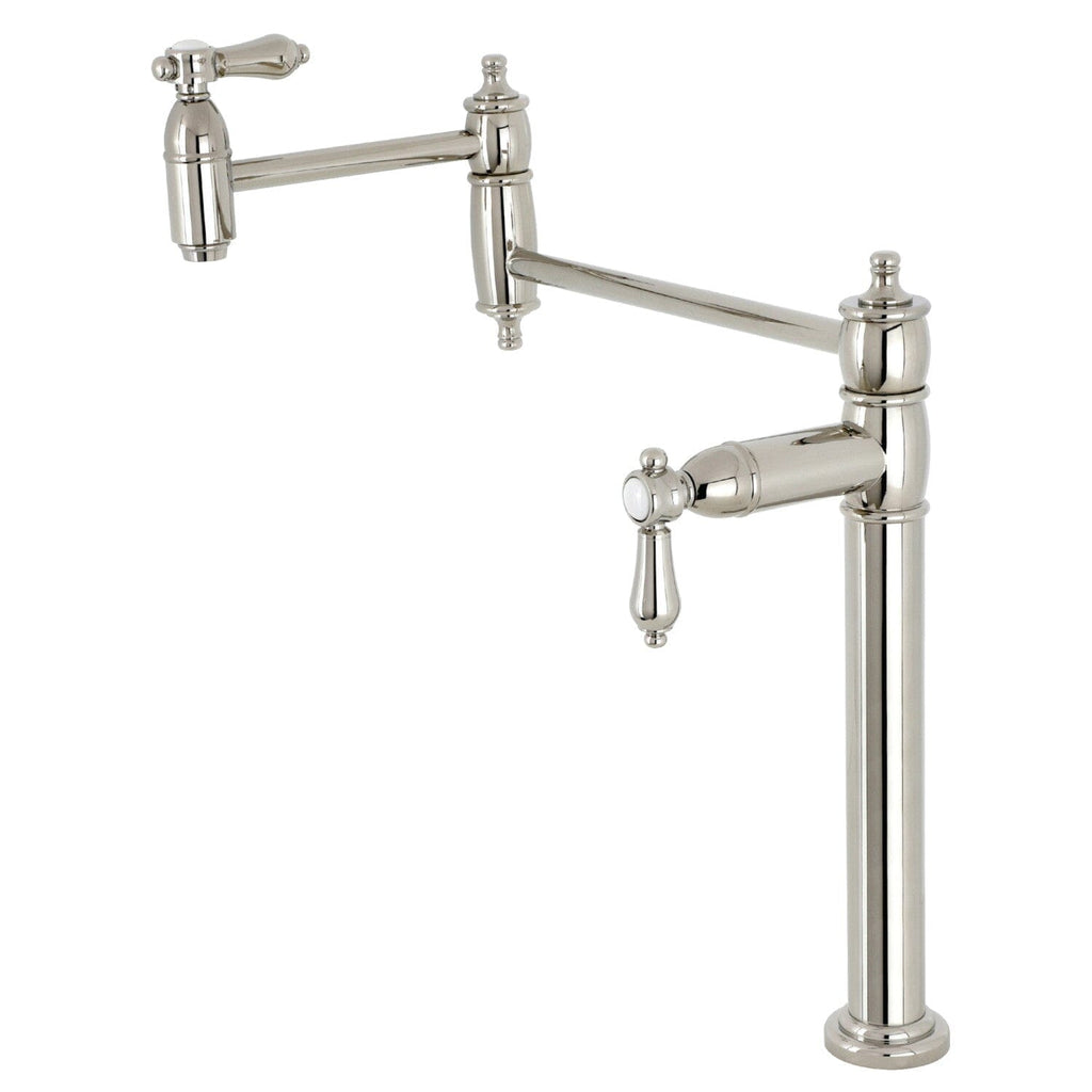 Heirloom Two-Handle 1-Hole Deck Mount Pot Filler Faucet