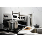 Bel-Air Two-Handle 1-Hole Deck Mount Pot Filler Faucet