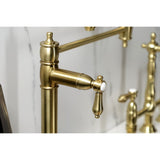 Heirloom Two-Handle 1-Hole Deck Mount Pot Filler Faucet