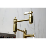 Bel-Air Two-Handle 1-Hole Deck Mount Pot Filler Faucet