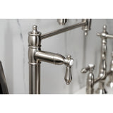Heirloom Two-Handle 1-Hole Deck Mount Pot Filler Faucet