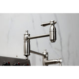 Heirloom Two-Handle 1-Hole Deck Mount Pot Filler Faucet