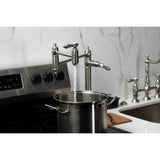 Heirloom Two-Handle 1-Hole Deck Mount Pot Filler Faucet