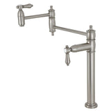 Heirloom Two-Handle 1-Hole Deck Mount Pot Filler Faucet