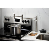 Bel-Air Two-Handle 1-Hole Deck Mount Pot Filler Faucet