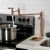 Heirloom Two-Handle 1-Hole Deck Mount Pot Filler Faucet