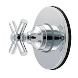 Elinvar Single-Handle Six-Way Diverter Valve with Round Trim Kit