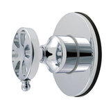 Belknap Single-Handle Six-Way Diverter Valve with Round Trim Kit