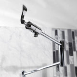 Century Two-Handle 1-Hole Wall Mount Pot Filler Faucet