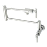 Milano Two-Handle 1-Hole Wall Mount Pot Filler Faucet