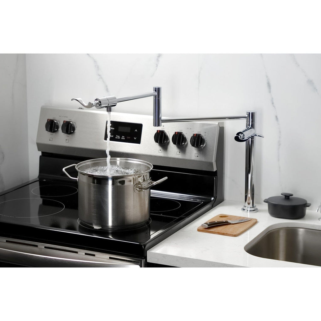 Century Two-Handle 1-Hole Deck Mount Pot Filler Faucet