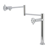 Belknap Two-Handle 1-Hole Deck Mount Pot Filler Faucet