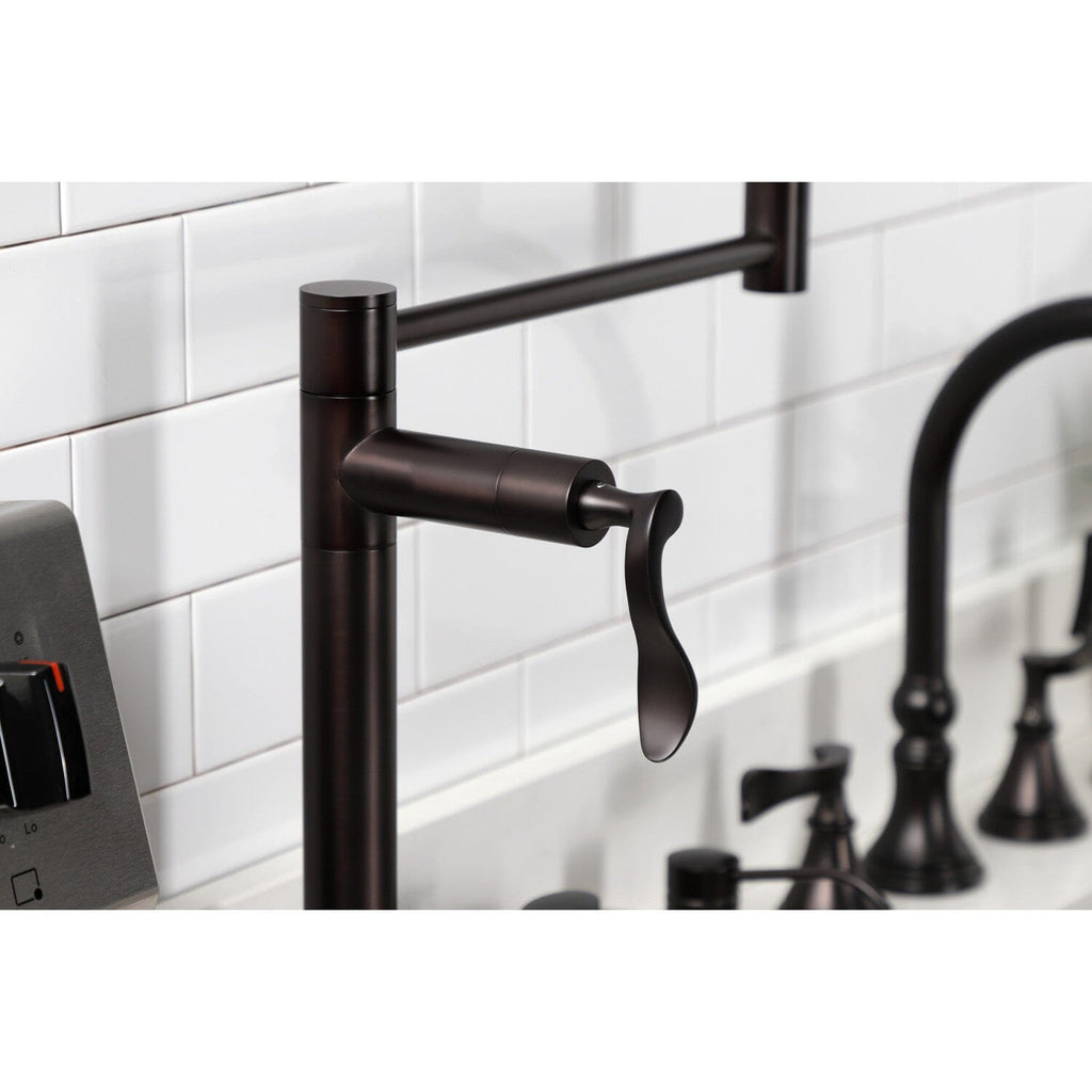 Century Two-Handle 1-Hole Deck Mount Pot Filler Faucet