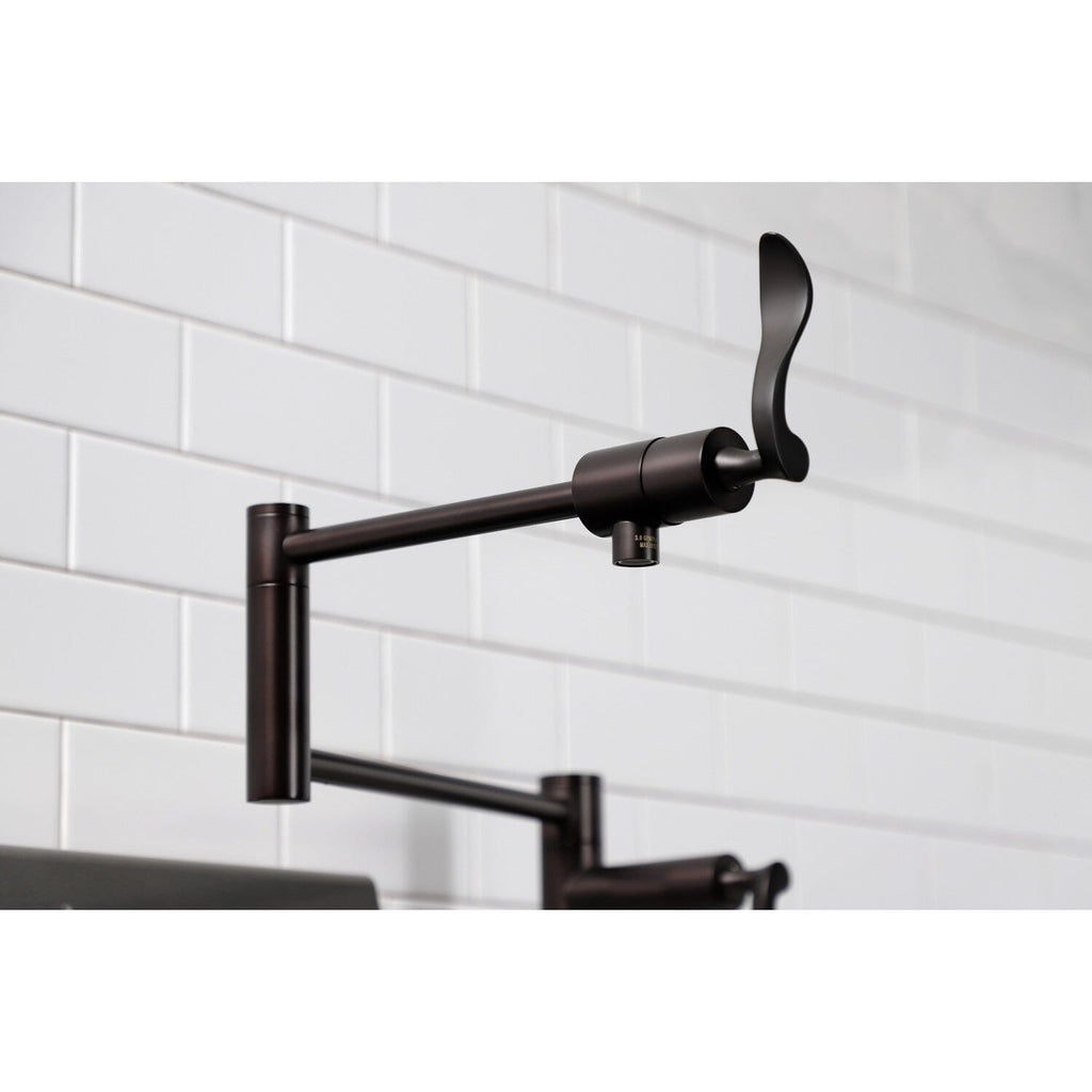 Century Two-Handle 1-Hole Deck Mount Pot Filler Faucet