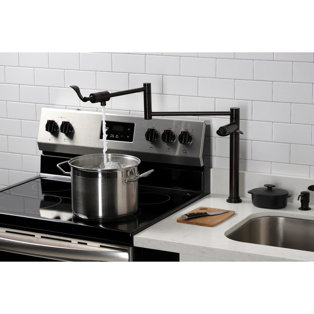Century Two-Handle 1-Hole Deck Mount Pot Filler Faucet