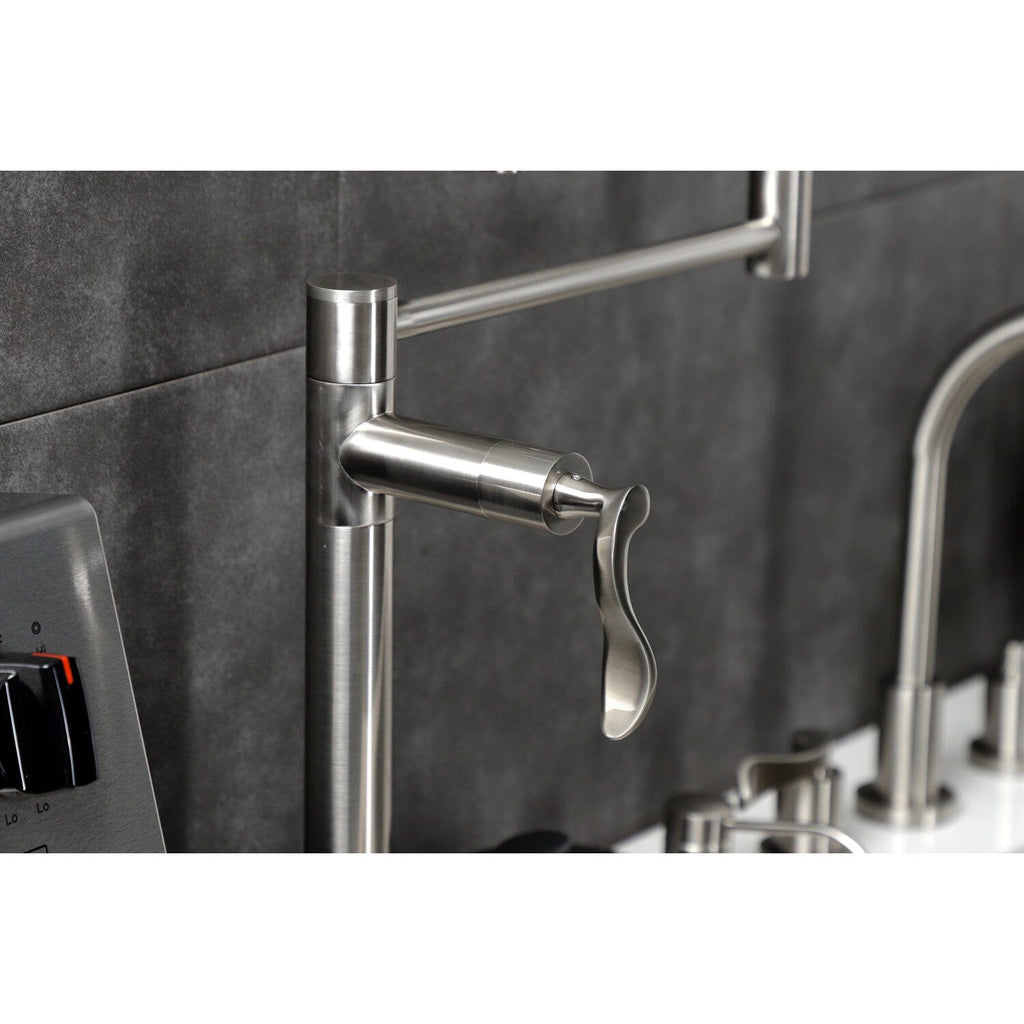 Century Two-Handle 1-Hole Deck Mount Pot Filler Faucet