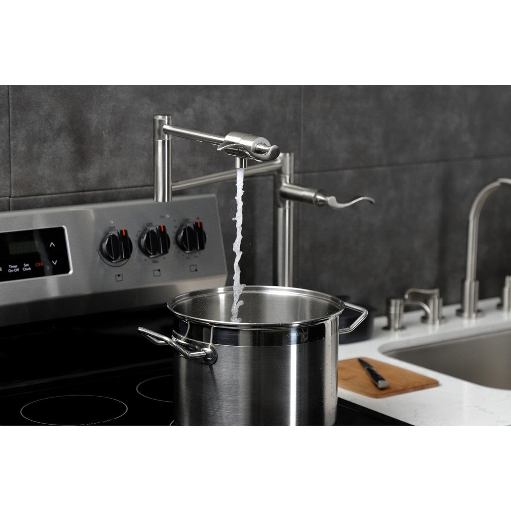 Century Two-Handle 1-Hole Deck Mount Pot Filler Faucet