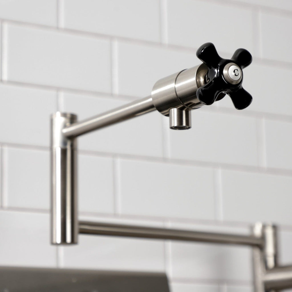 Duchess Two-Handle 1-Hole Deck Mount Pot Filler Faucet