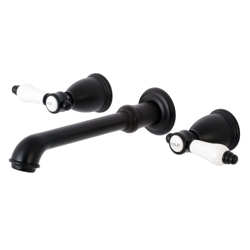 Bel-Air Double-Handle 3-Hole Wall Mount Bathroom Faucet