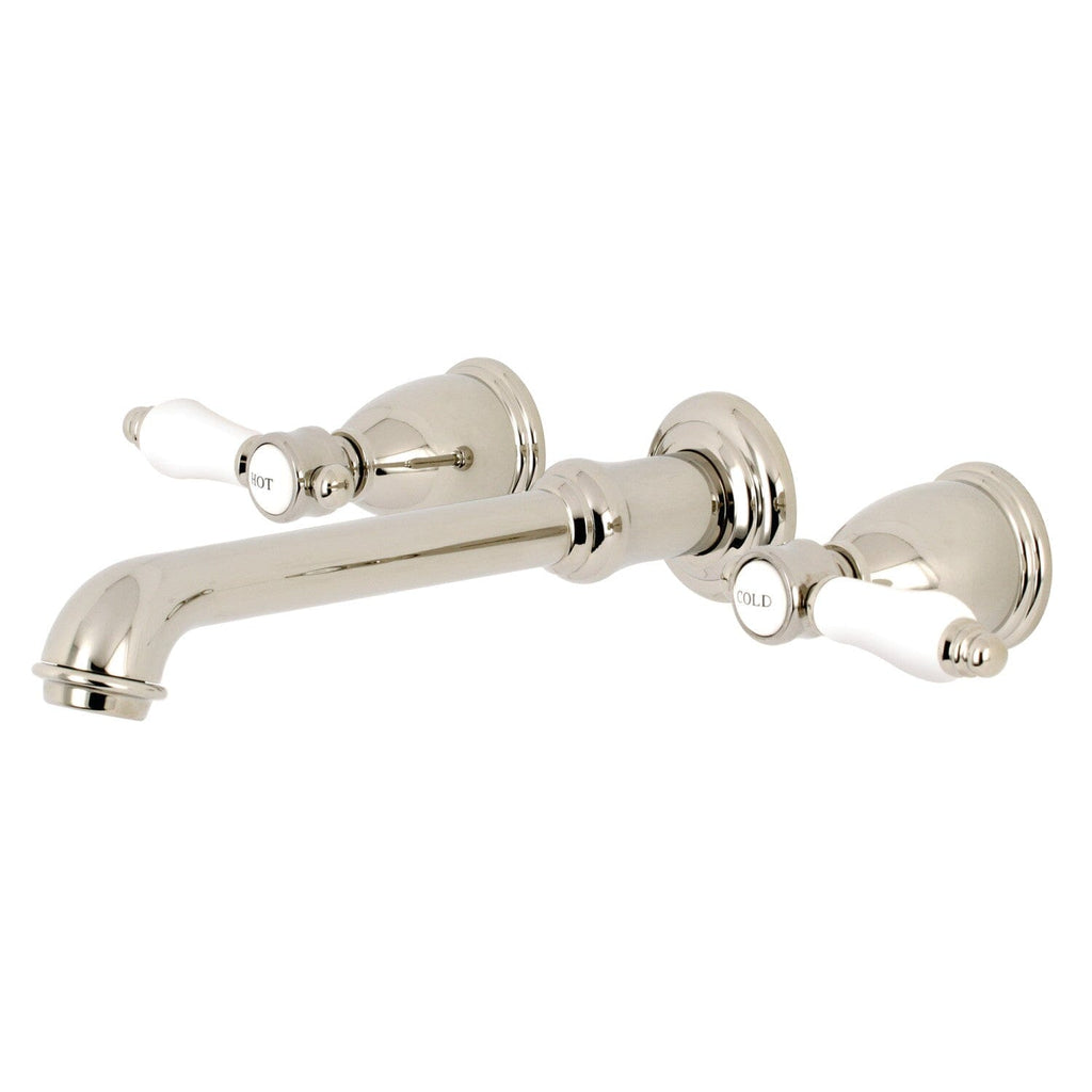 Bel-Air Double-Handle 3-Hole Wall Mount Bathroom Faucet