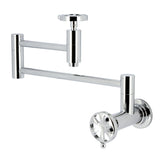 Belknap Two-Handle Wall Mount Pot Filler