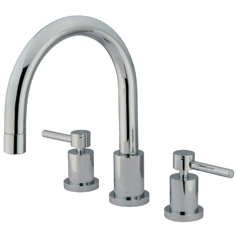 Concord Two-Handle 3-Hole Deck Mount Roman Tub Faucet