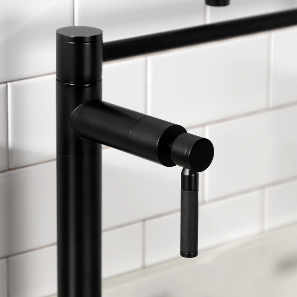 Kaiser Two-Handle 1-Hole Deck Mount Pot Filler Faucet