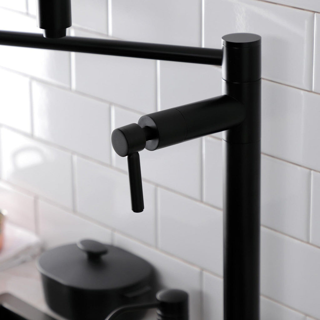 Concord Two-Handle 1-Hole Deck Mount Pot Filler Faucet