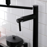 Concord Two-Handle 1-Hole Deck Mount Pot Filler Faucet