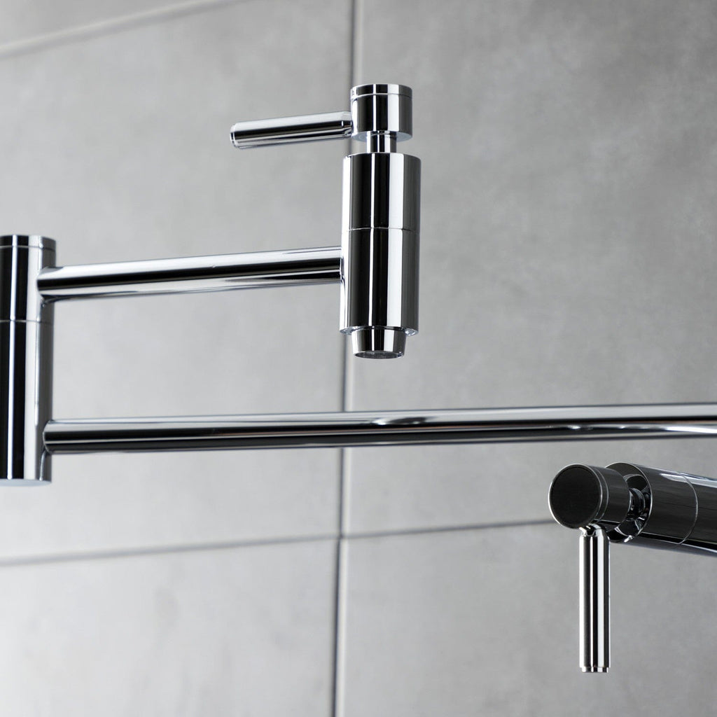 Concord Two-Handle 1-Hole Deck Mount Pot Filler Faucet