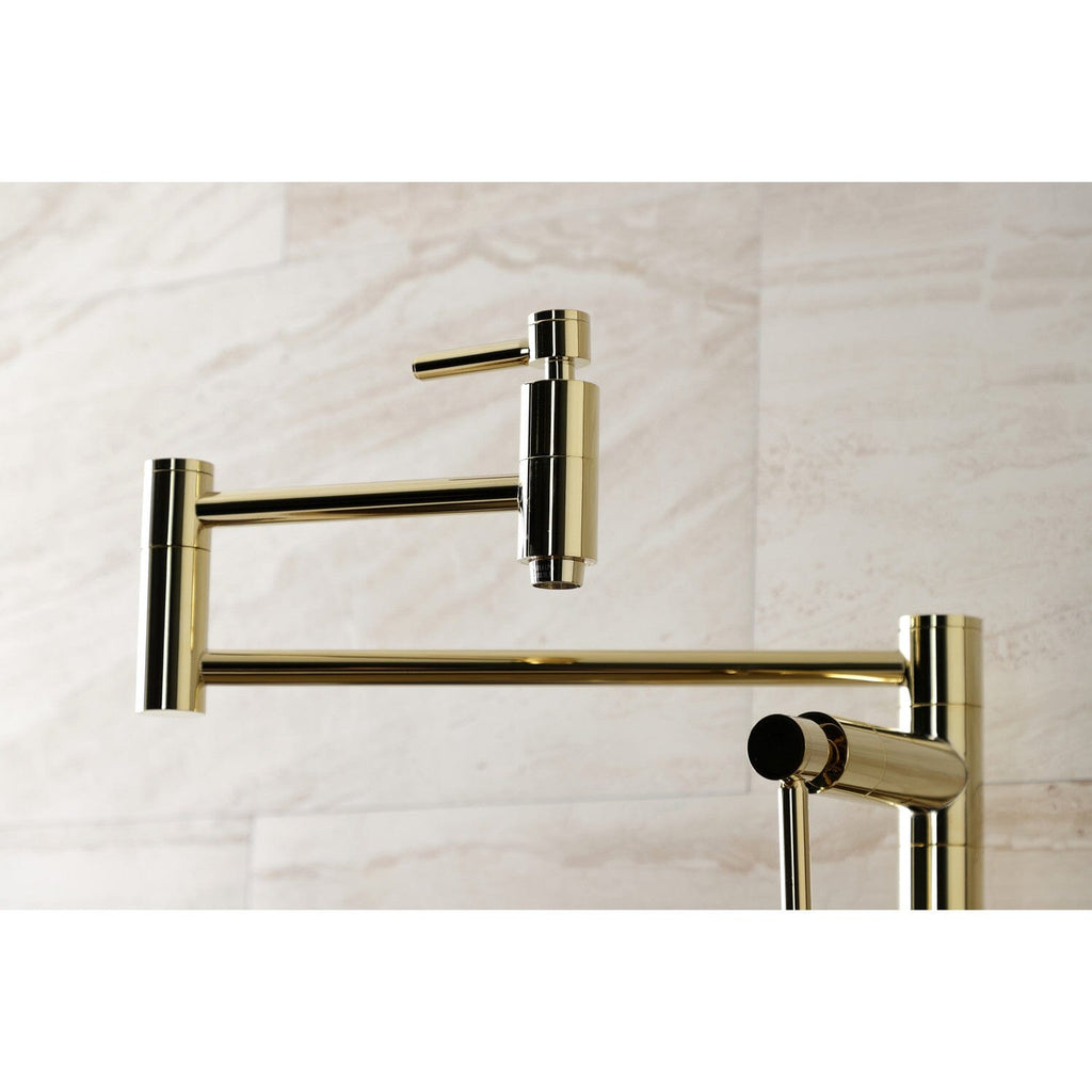 Concord Two-Handle 1-Hole Deck Mount Pot Filler Faucet