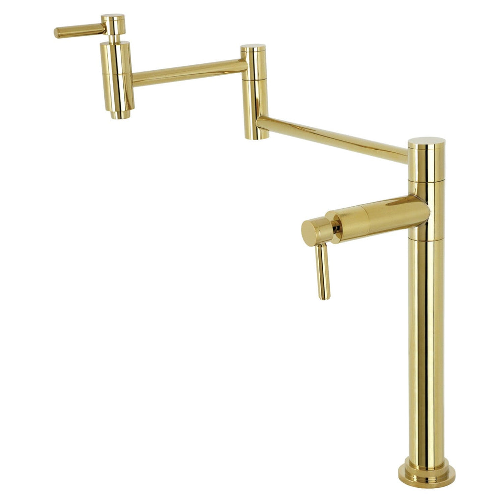 Concord Two-Handle 1-Hole Deck Mount Pot Filler Faucet