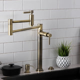 Concord Two-Handle 1-Hole Deck Mount Pot Filler Faucet