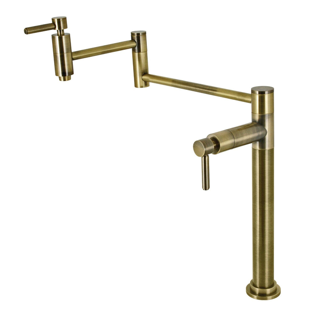 Concord Two-Handle 1-Hole Deck Mount Pot Filler Faucet
