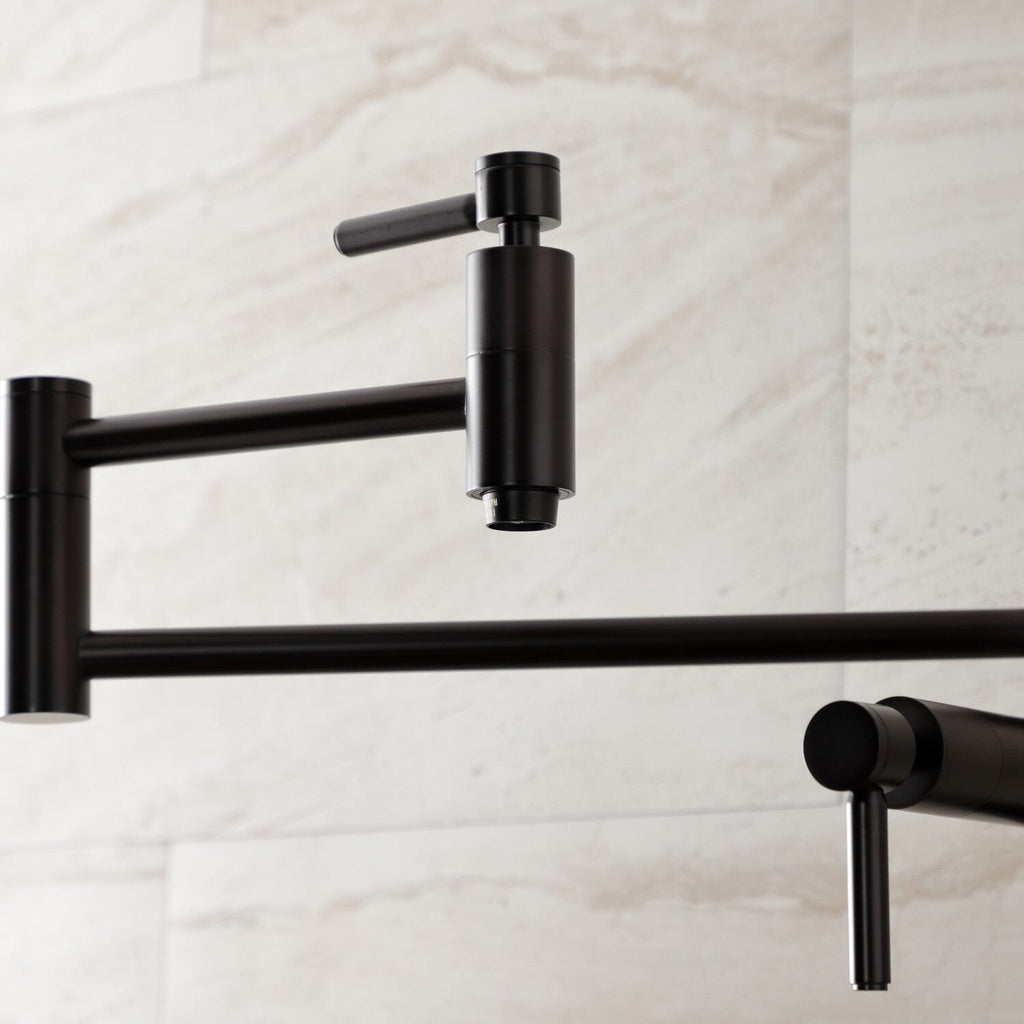 Concord Two-Handle 1-Hole Deck Mount Pot Filler Faucet
