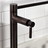Concord Two-Handle 1-Hole Deck Mount Pot Filler Faucet