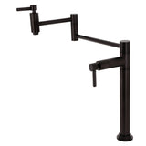 Concord Two-Handle 1-Hole Deck Mount Pot Filler Faucet