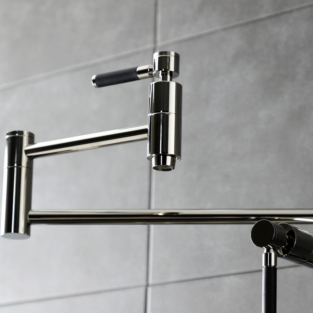 Kaiser Two-Handle 1-Hole Deck Mount Pot Filler Faucet
