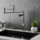Concord Two-Handle 1-Hole Deck Mount Pot Filler Faucet