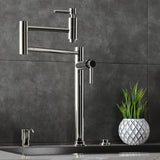 Concord Two-Handle 1-Hole Deck Mount Pot Filler Faucet