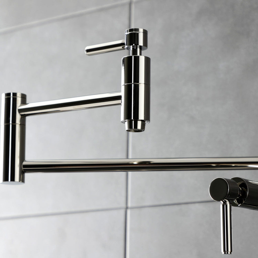 Concord Two-Handle 1-Hole Deck Mount Pot Filler Faucet