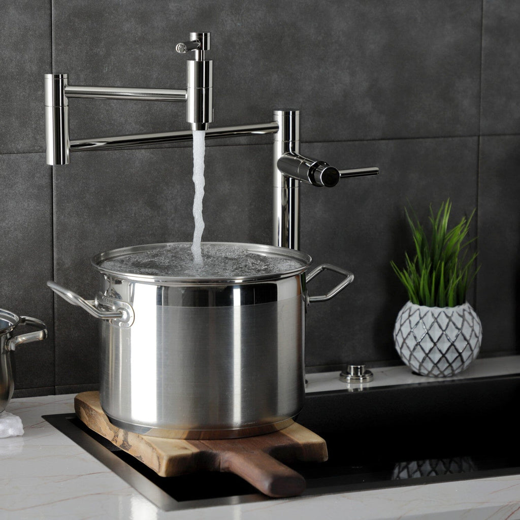 Concord Two-Handle 1-Hole Deck Mount Pot Filler Faucet
