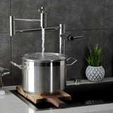Concord Two-Handle 1-Hole Deck Mount Pot Filler Faucet